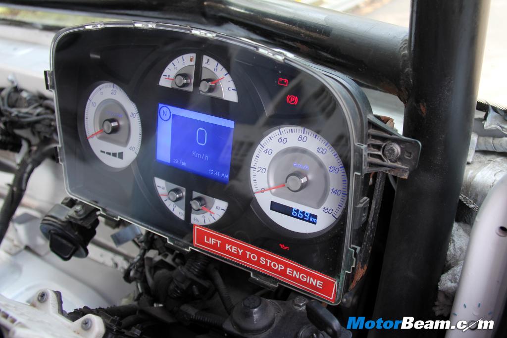 Tata Race Truck Cluster