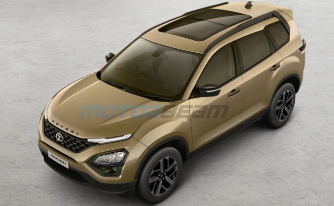 Tata Safari Gold Edition Rendering
