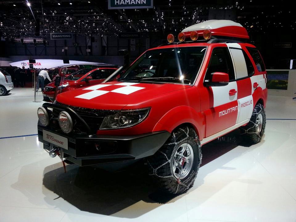 Tata Safari Storme Mountain Rescue side