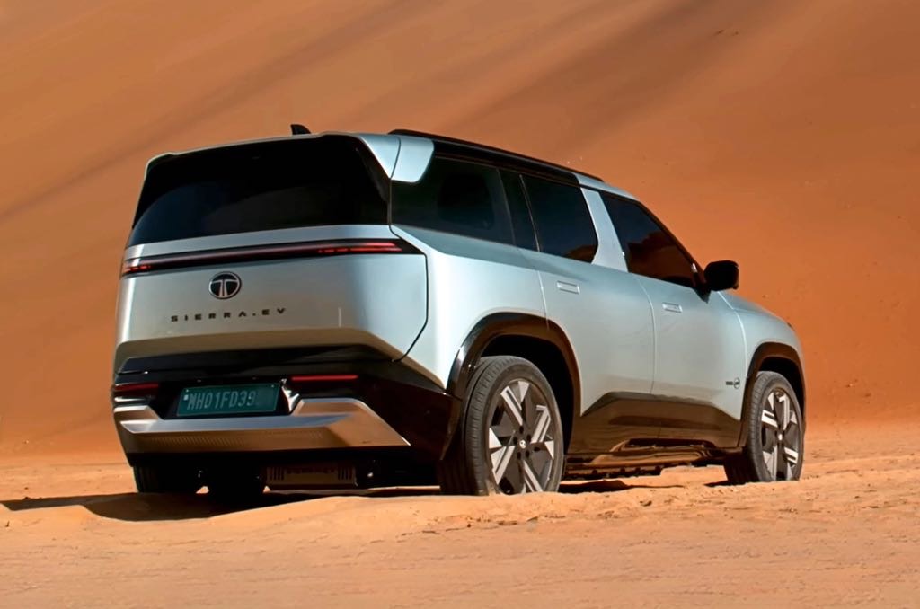 Tata Sierra EV Rear