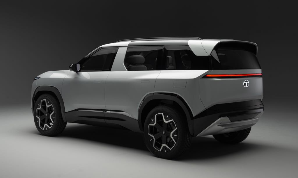 Tata Sierra EV Rear