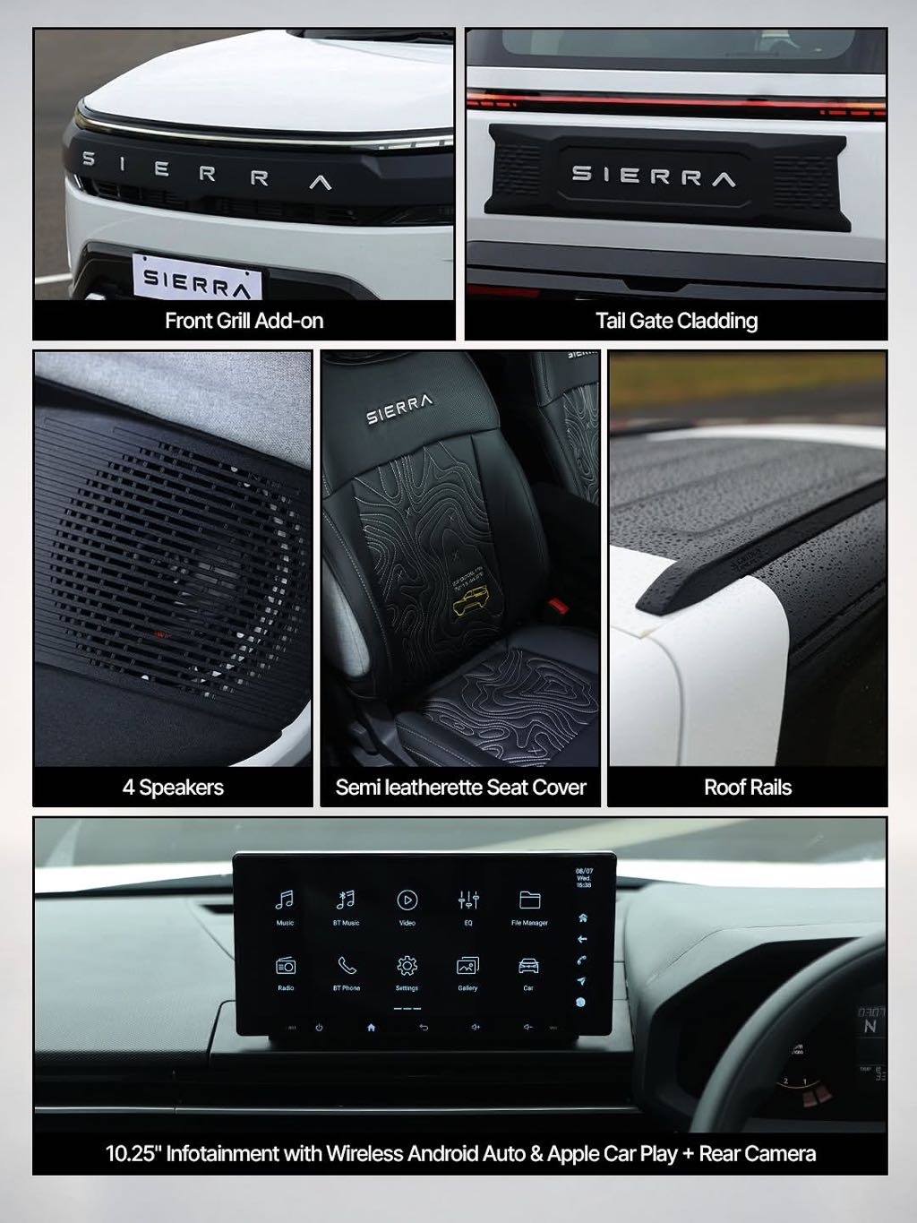 Tata Sierra Jubilee Edition Features