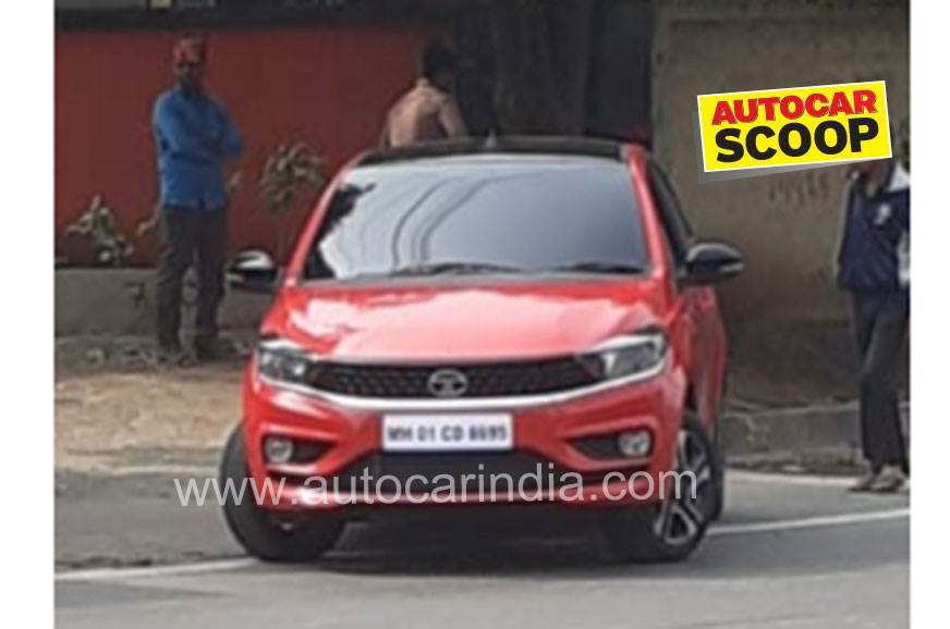 Tata Tiago Facelift Spied