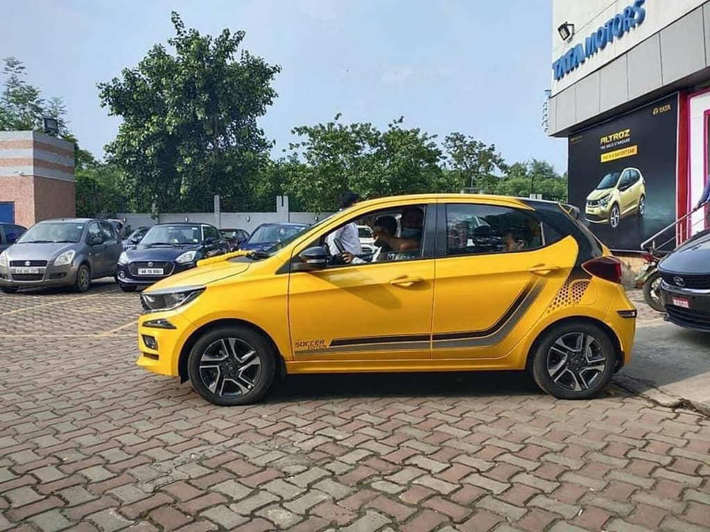Tata Tiago Soccer Edition Spotted