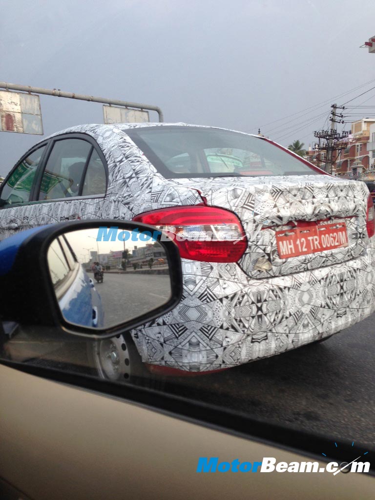 Tata Zest Base Variant Spy Shot