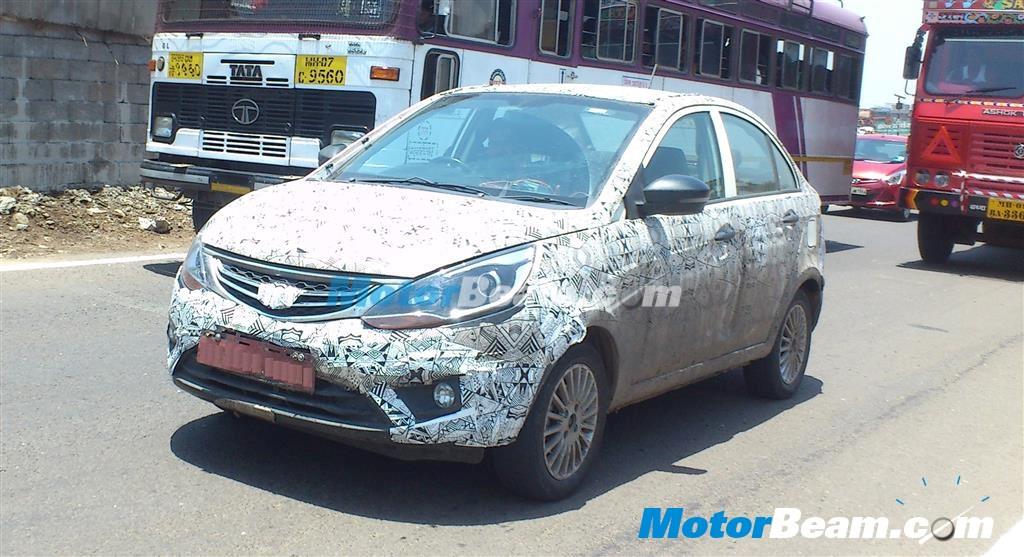 Tata Zest Sedan Spy Front