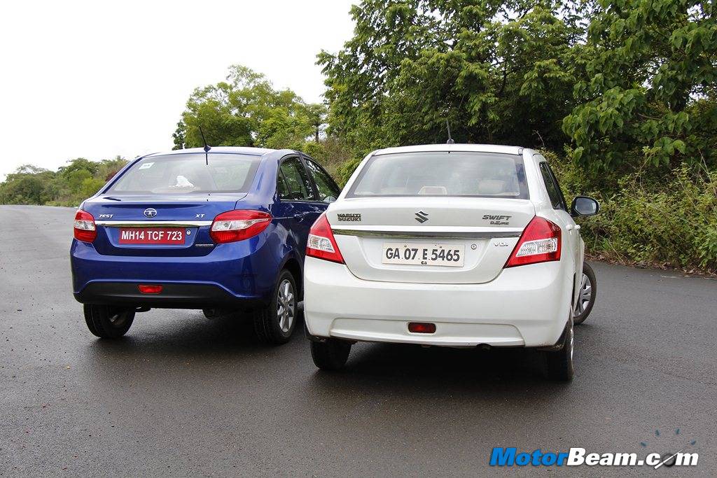 Tata Zest vs Swift DZire Review
