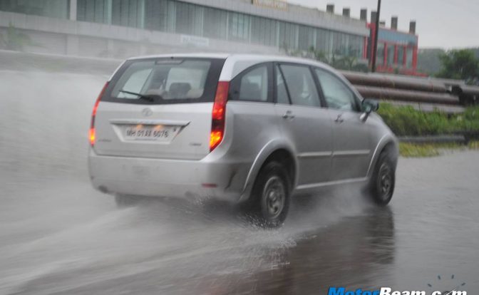 Tata Aria Water Splash