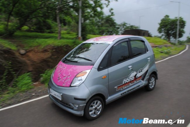 Tata Nano On The Move