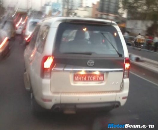 Tata Safari Storme Spied