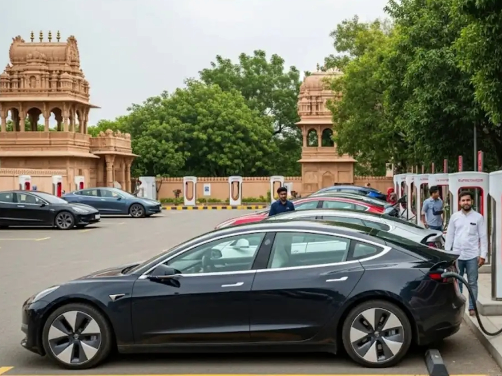 Tesla Supercharger India