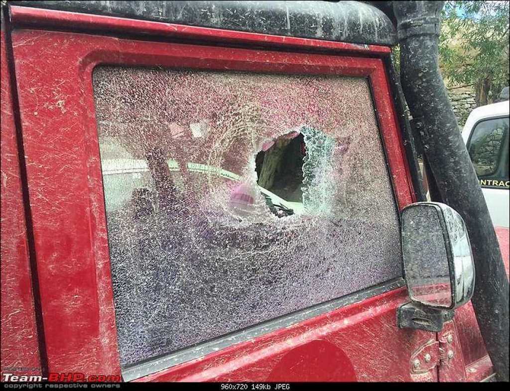 Thar Side Window Smashed