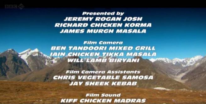 Top Gear India Special Credits