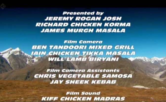 Top Gear India Special Credits