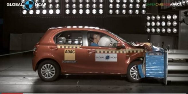 Toyota Etios Liva Global NCAP Crash Tests