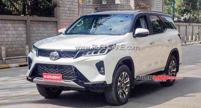 Toyota Fortuner Legender Spied Front