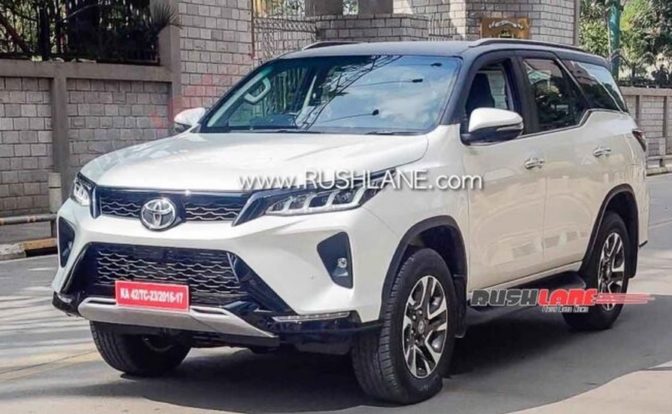 Toyota Fortuner Legender Spied Front