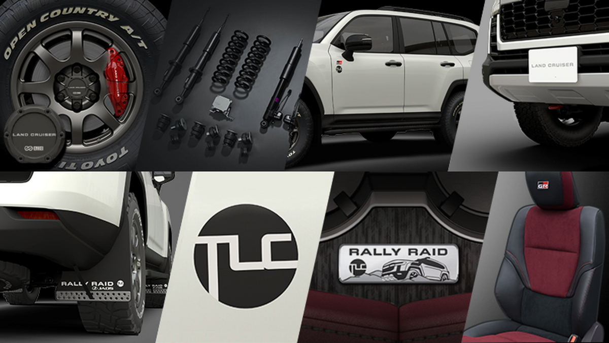 Toyota Land Cruiser Rally Raid components