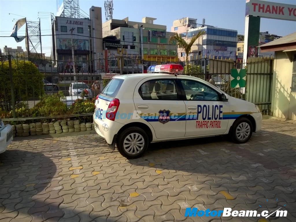 Toyota Liva Hyderabad Police