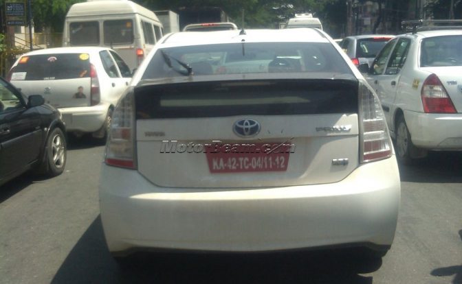 Toyota Prius Spied Bangalore