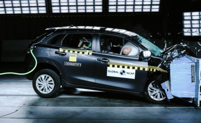 Toyota Starlet Crash Test