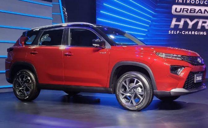 Toyota Urban Cruiser Hyryder Unveiled Side