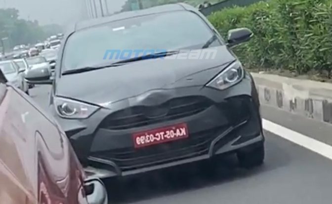 Toyota Yaris Hatchback Spotted