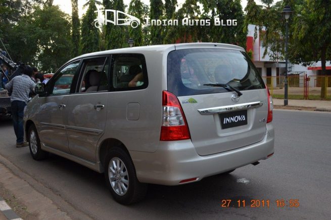Toyota Innova Facelift Ad Shoot