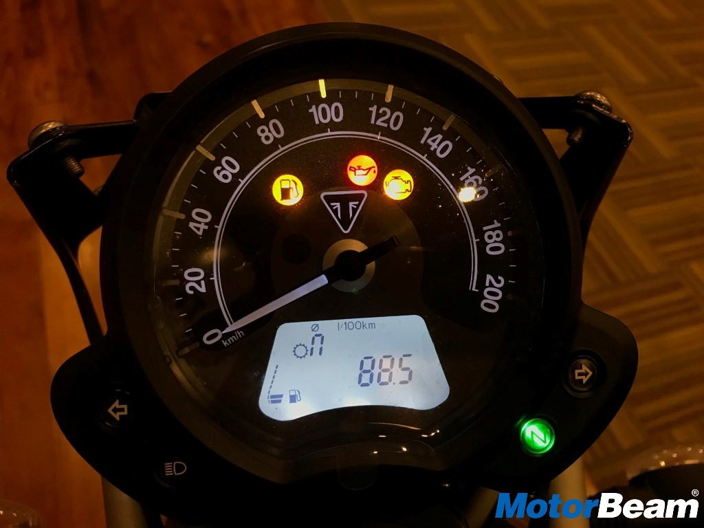Triumph Street Scrambler Instrument Cluster