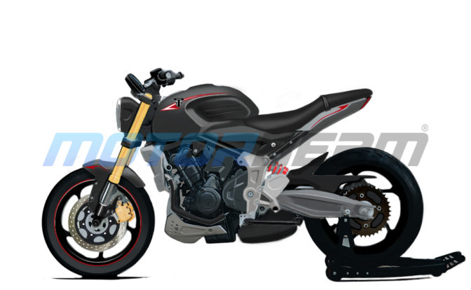 Triumph Trident Render
