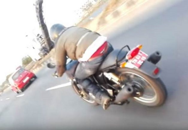 Upcoming RE Twin-Cylinder Bike Spotted In India