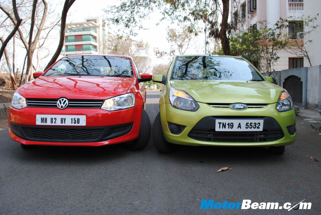 VW Polo vs Ford Figo VW Polo vs Ford Figo