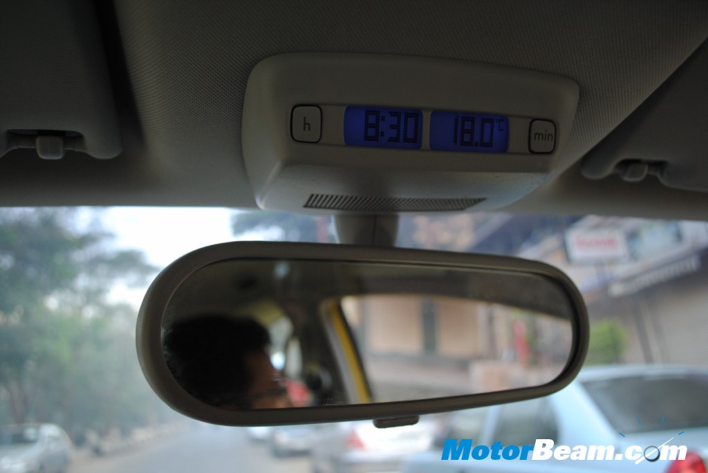 VW_Beetle_Time&Temperature Time and Temperature gauge