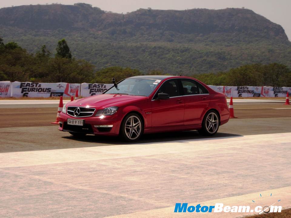 Valley Run Mercedes C63 AMG track