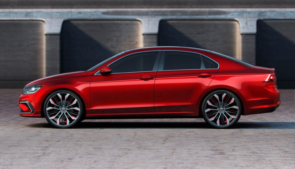 Volkswagen Midsize Coupe Concept Side