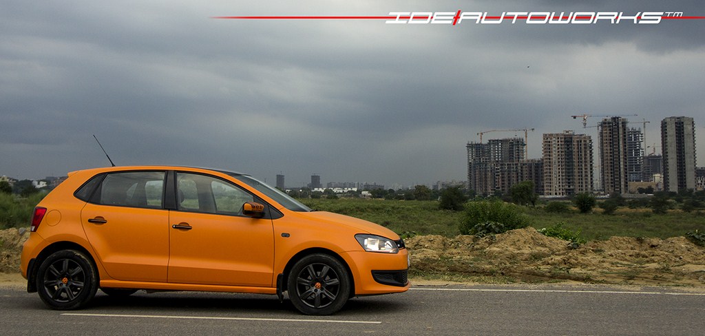 Volkswagen Polo Matte Orange Side