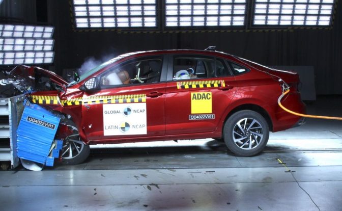 Volkswagen Virtus Crash Test Latin NCAP