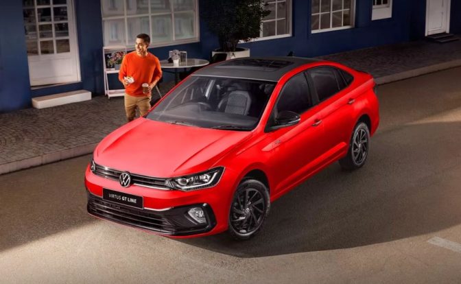 Volkswagen Virtus Flash Red