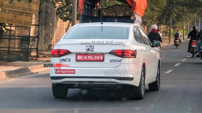 Volkswagen Virtus Spied