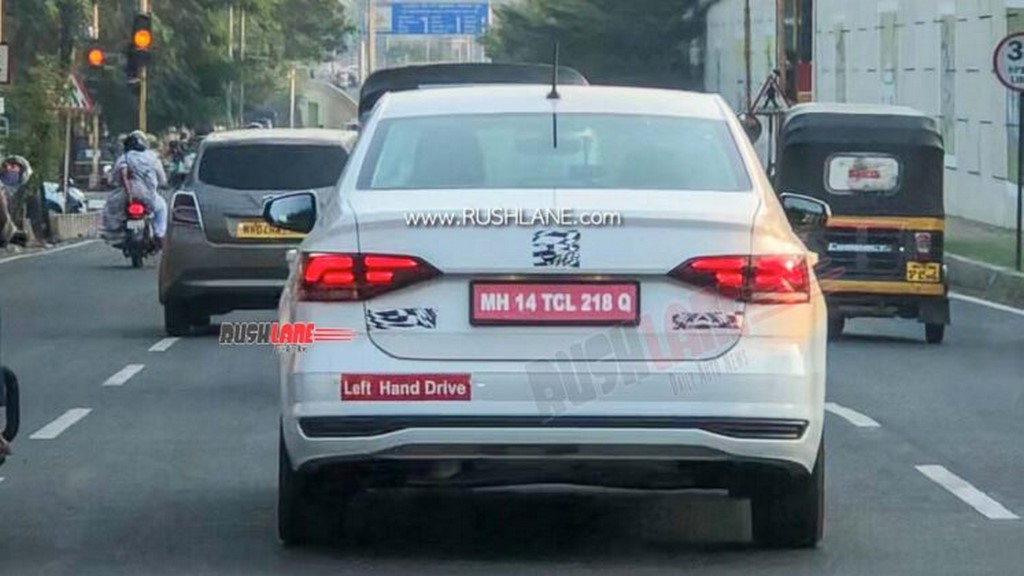 Volkswagen Virtus Spied Rear