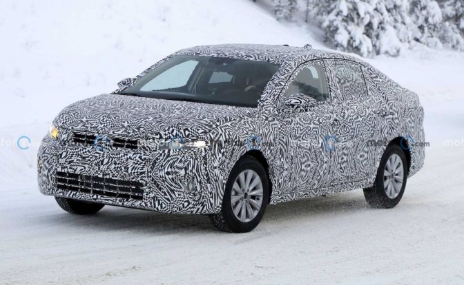 Volkswagen Virtus Spotted