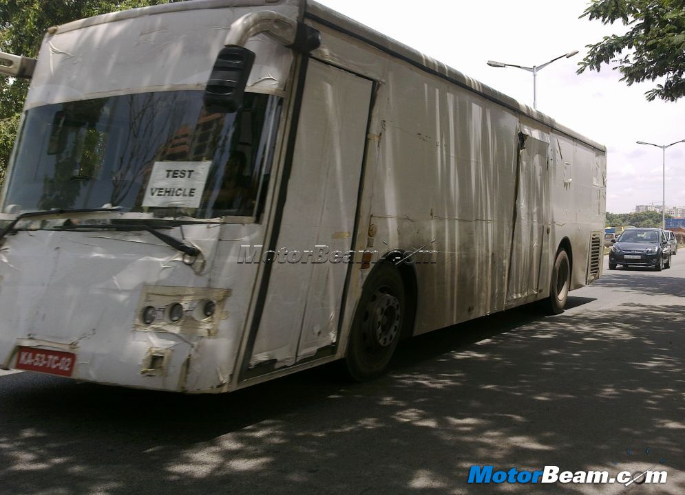 Volvo City Bus Spied Volvo City Bus Spied
