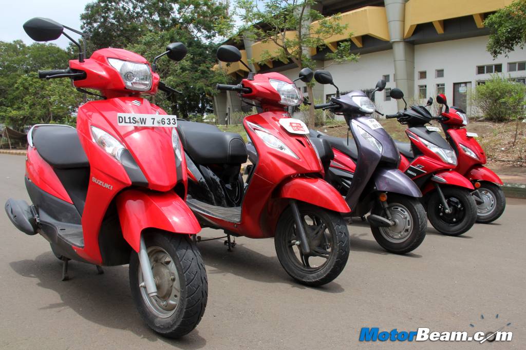 Wego vs Ray vs Let's vs Maestro vs Activa I Test
