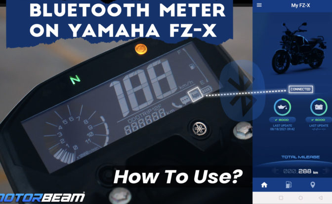 Yamaha FZ-X Bluetooth Meter