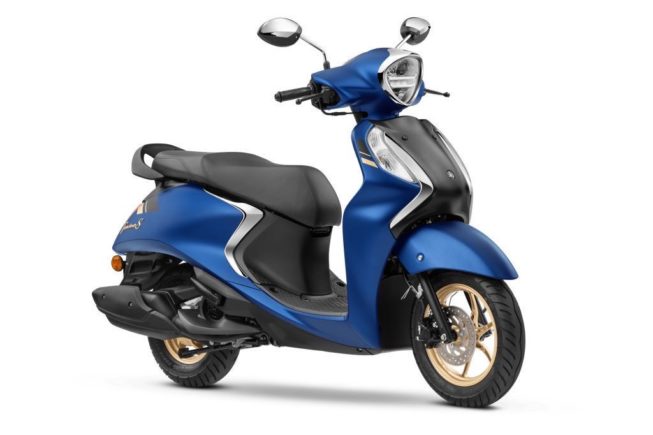 Yamaha Fascino Dark Matte Blue