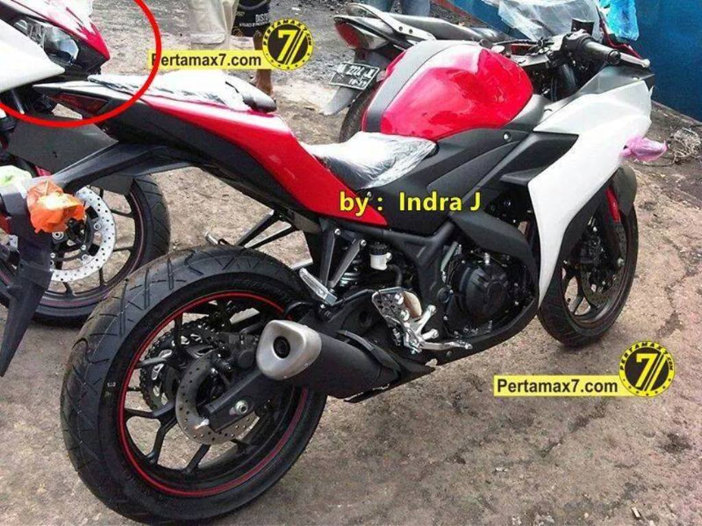 Yamaha R25 Spy Shot Undisguised Rear