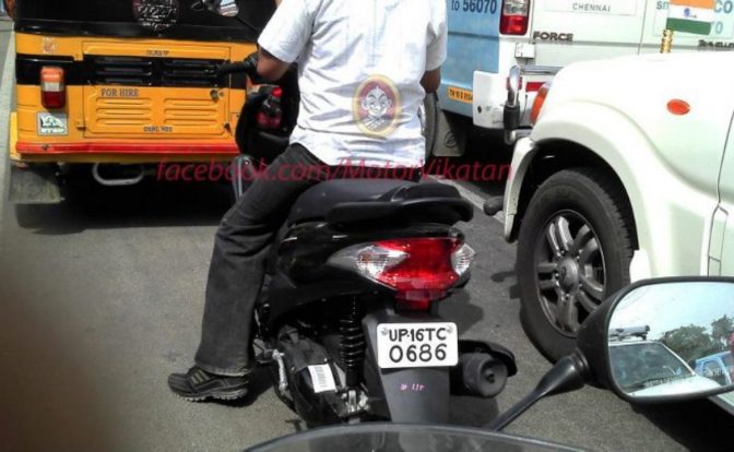 Yamaha Ray Spied
