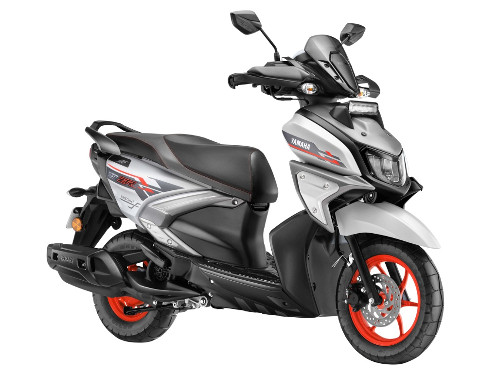 Yamaha Ray ZR 125 Fi Hybrid grey front