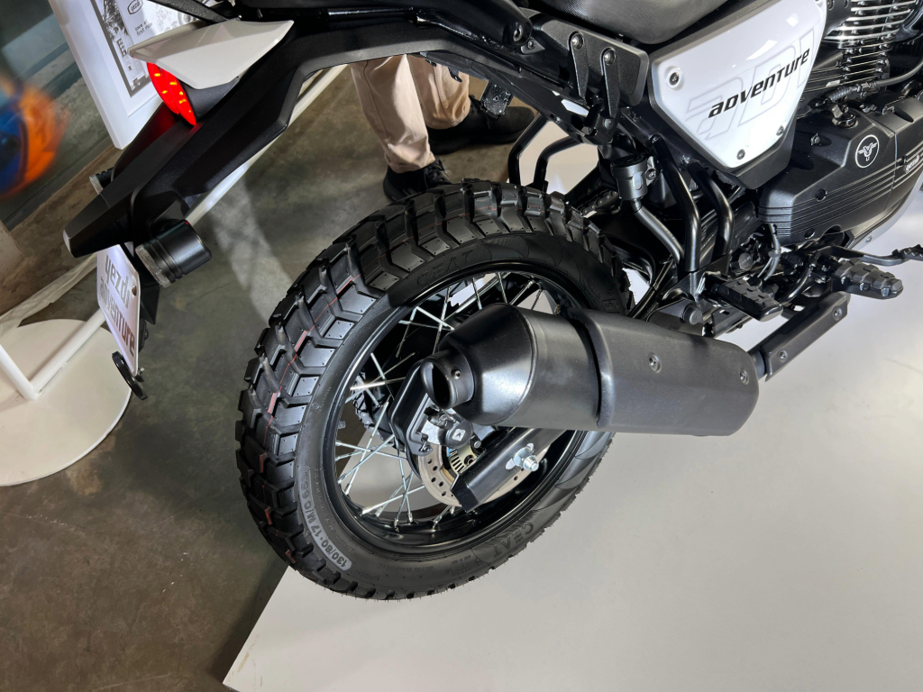 Yezdi Adventure Rear