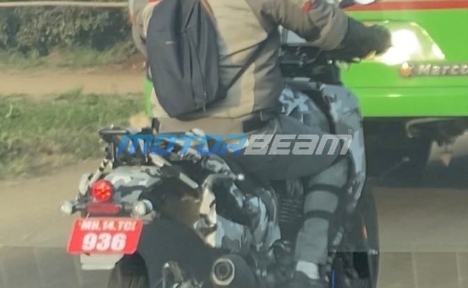 Yezdi Adventure Spotted